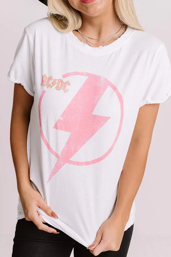 AC/DC Bolt Roll Up Tee