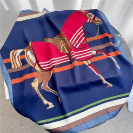 AWST Int'l Classic Equestrian Silky Scarf