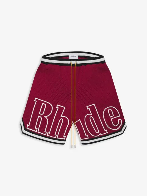 Bermuda Rhude Basketball Swin Trunks Vermelha