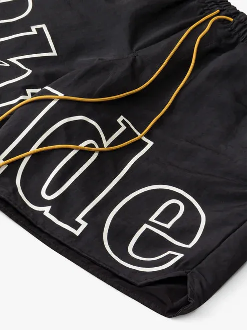 Bermuda Rhude Court Logo Preta