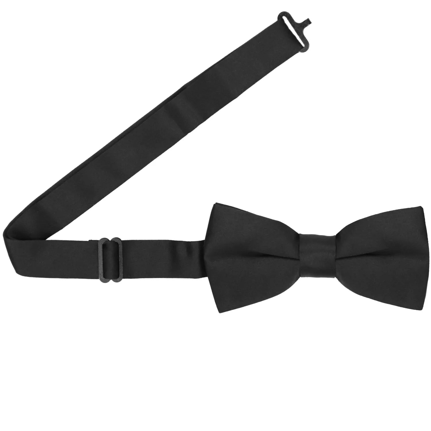 Black Band Collar Bow Tie