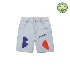 Bobo Choses B.C colors denim bermuda shorts