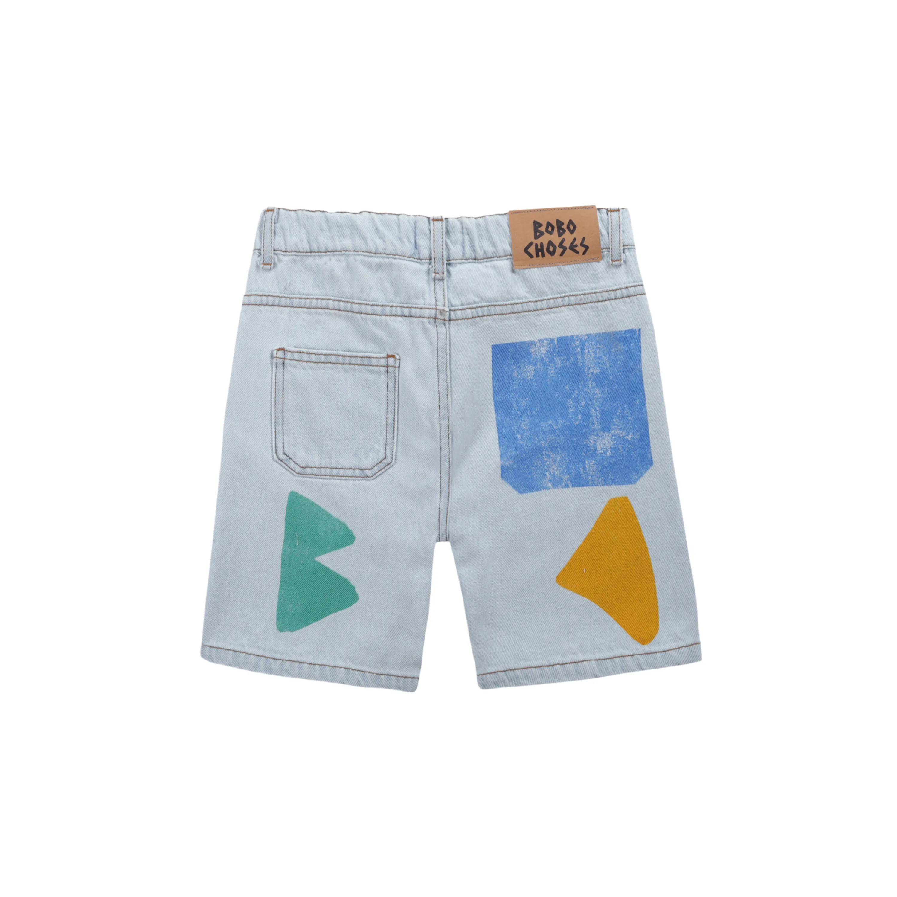 Bobo Choses B.C colors denim bermuda shorts