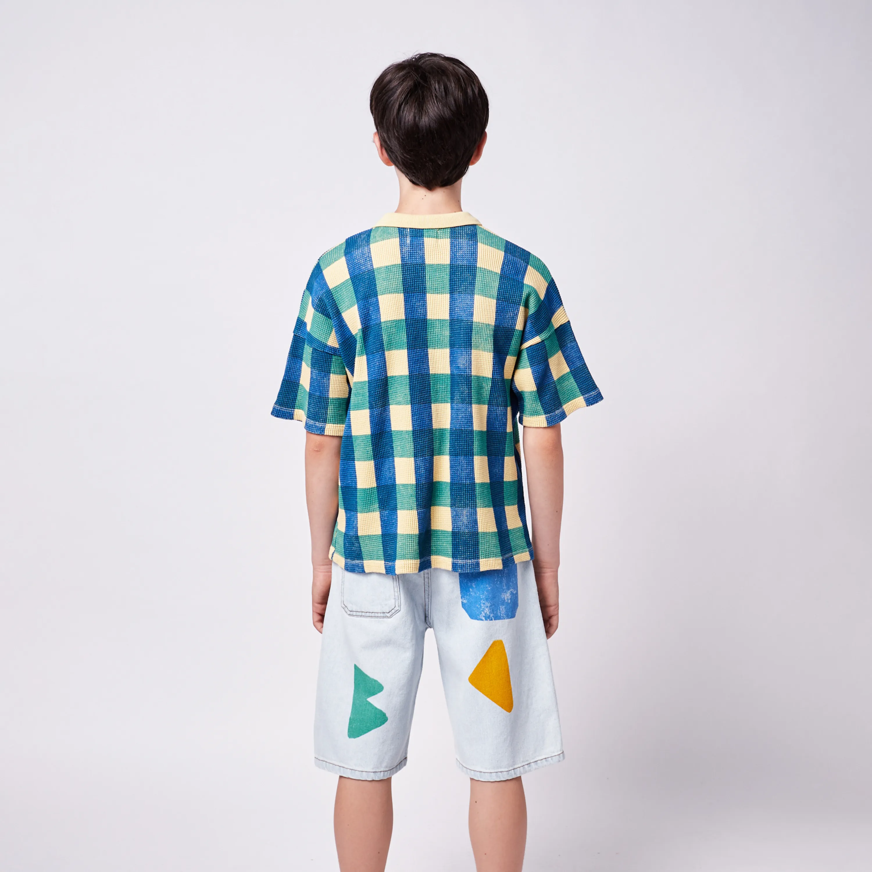 Bobo Choses B.C colors denim bermuda shorts