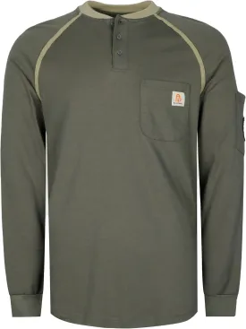 BOCOMAL FR Shirts 5.5oz Light Weight Henley and Short Sleeve Flame Resistant/Fire Retardant Clothing Shirt