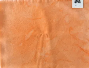 CANTALOUPE Hand Dyed Fat EIGHTH Wool Fabric for Wool Applique and Rug Hooking