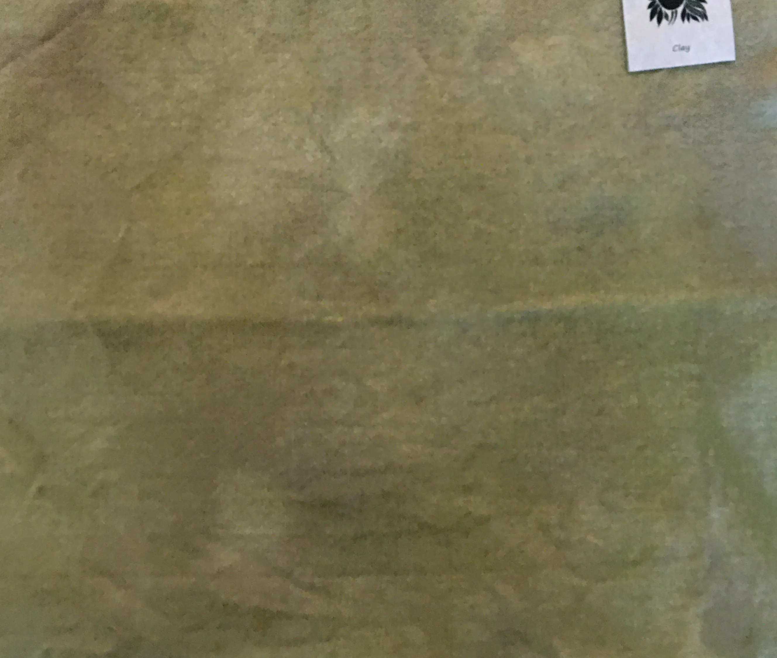 CLAY Hand Dyed Fat EIGHTH Wool Fabric for Wool Applique and Rug Hooking
