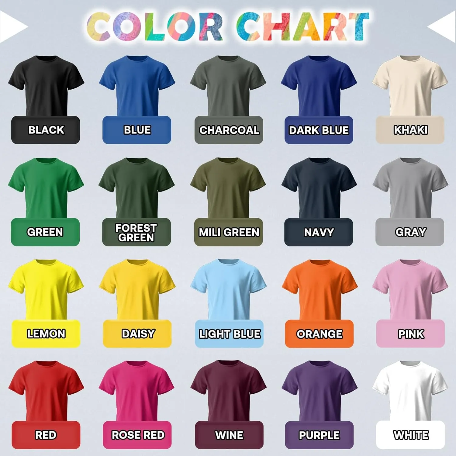 Custom T Shirts for Men Women Made in USA Personalized T-Shirts Design Your Photo/Text/Logo Customized Cotton Tee Front Back