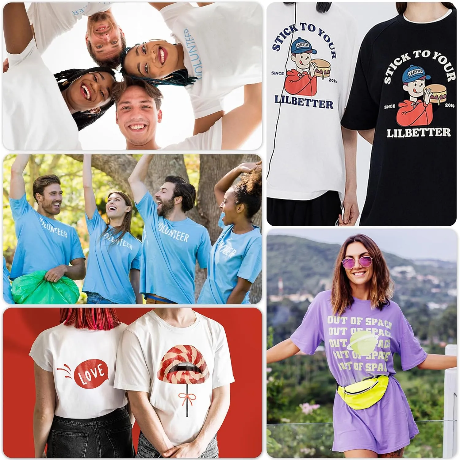 Custom T Shirts for Men Women Made in USA Personalized T-Shirts Design Your Photo/Text/Logo Customized Cotton Tee Front Back