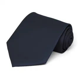 Dark Navy Blue Staff Tie