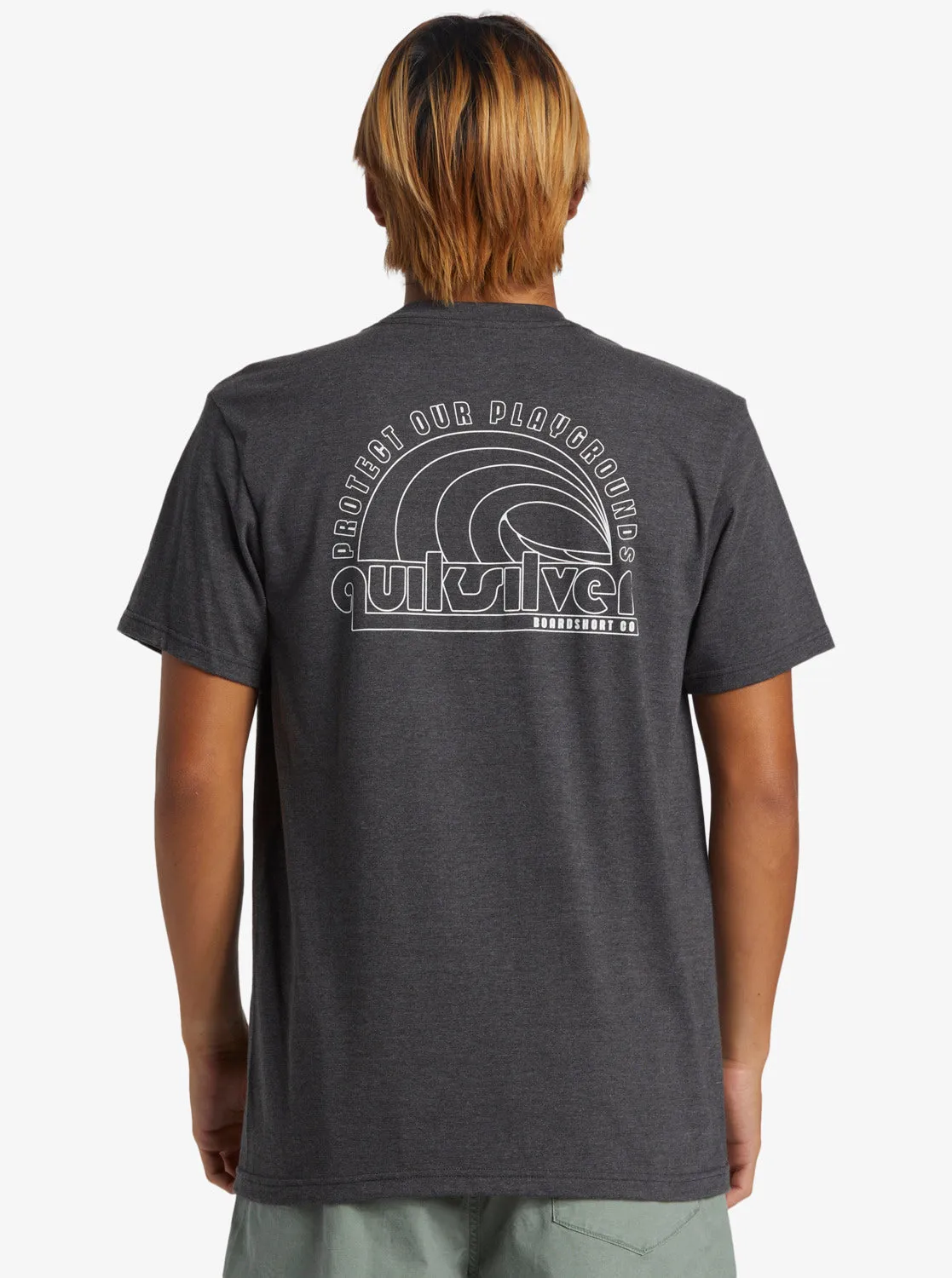 Decal T-Shirt - Charcoal Heather