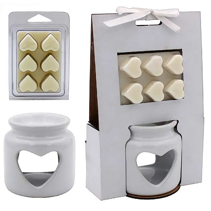Desire Wax Melts Heart Set White