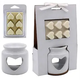 Desire Wax Melts Heart Set White