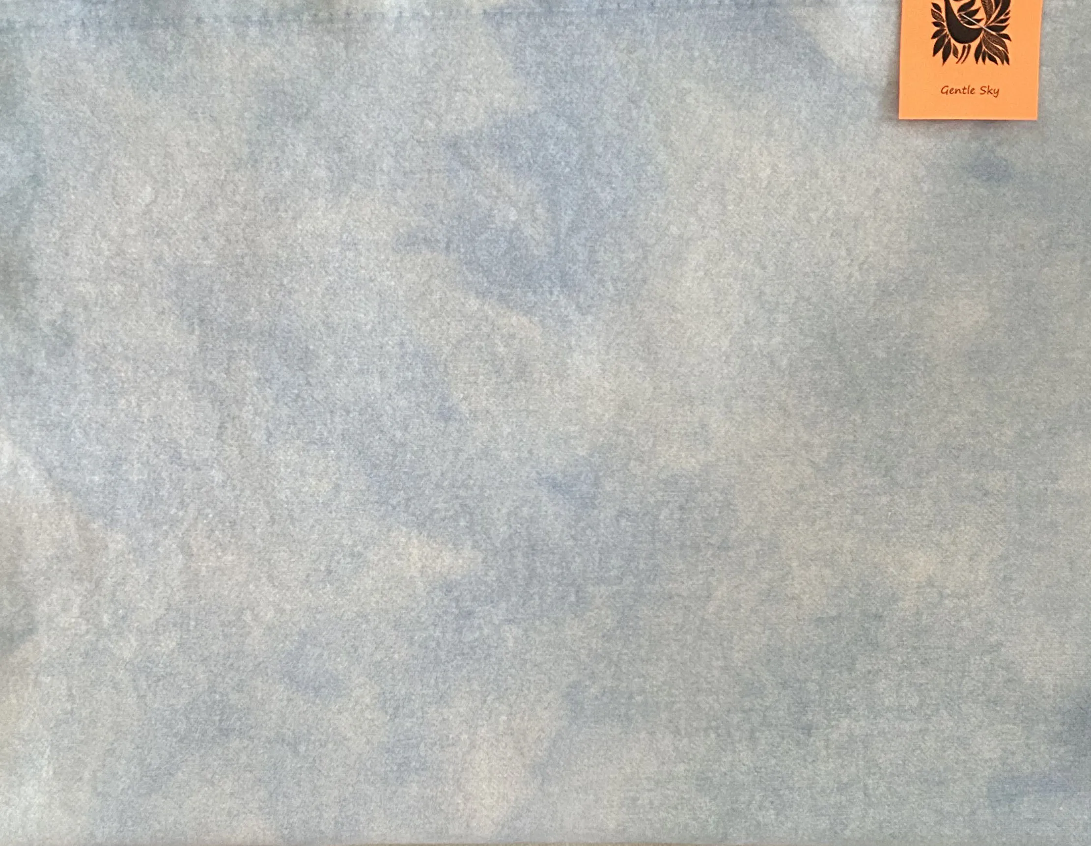 GENTLE BLUE SKY Hand Dyed Fat EIGHTH Wool Fabric for Wool Applique and Rug Hooking