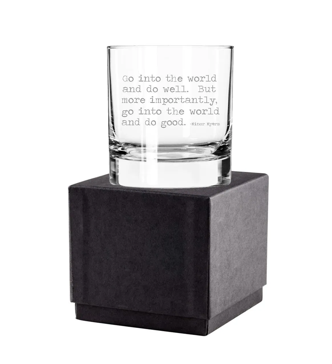 Go into the World and Do Good - Inspirational Quote 11oz Glass Tumbler