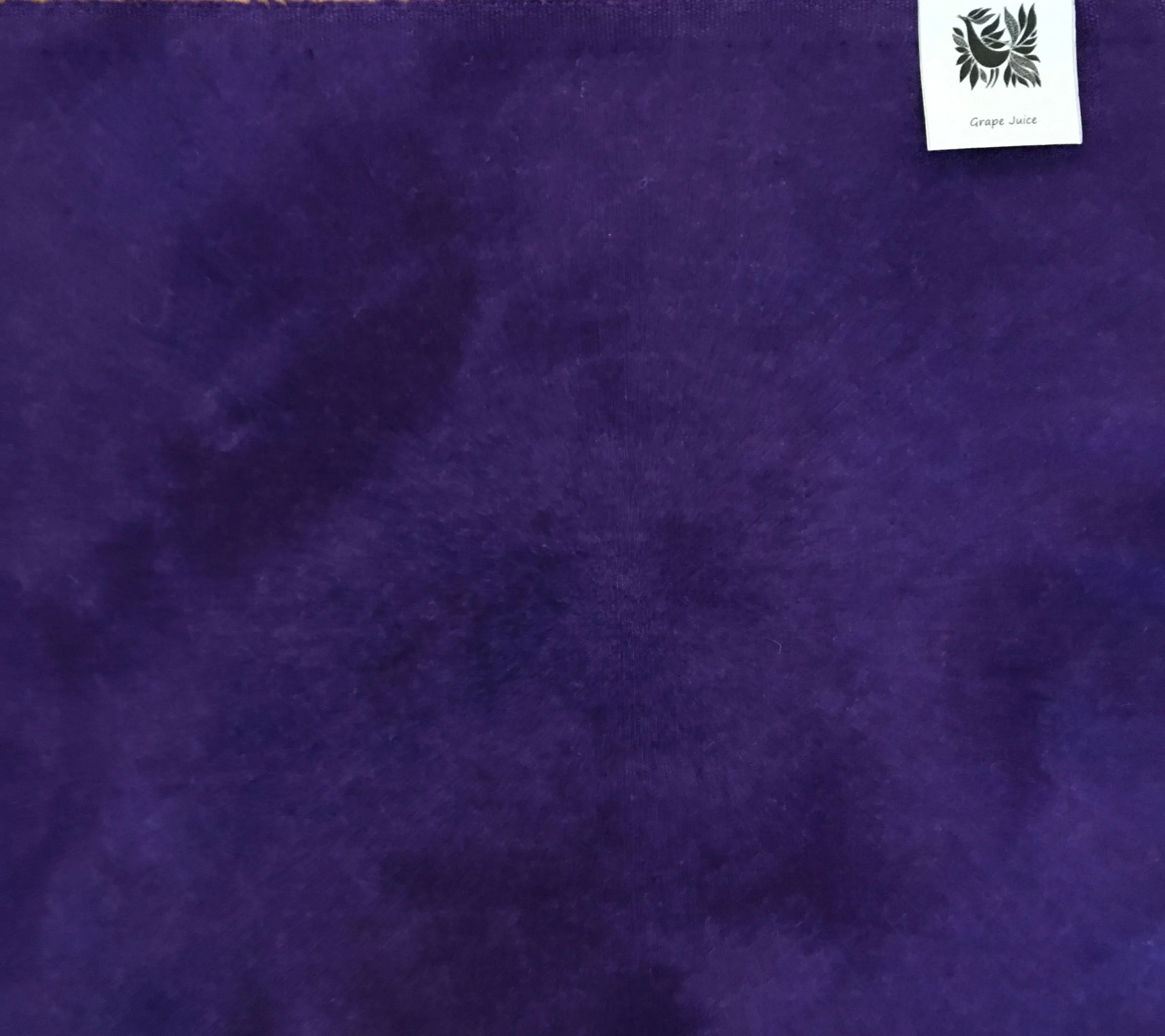GRAPE JUICE Hand Dyed Fat EIGHTH Wool Fabric for Wool Applique and Rug Hooking