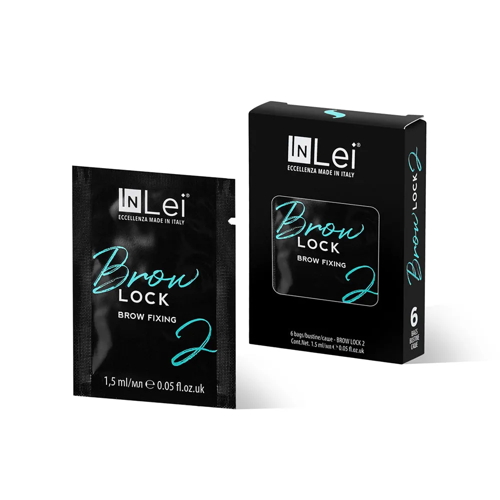 InLei Brow Bomber Lamination Sachets Step 2 Brow Lock - 6 Pack x 1.5ml