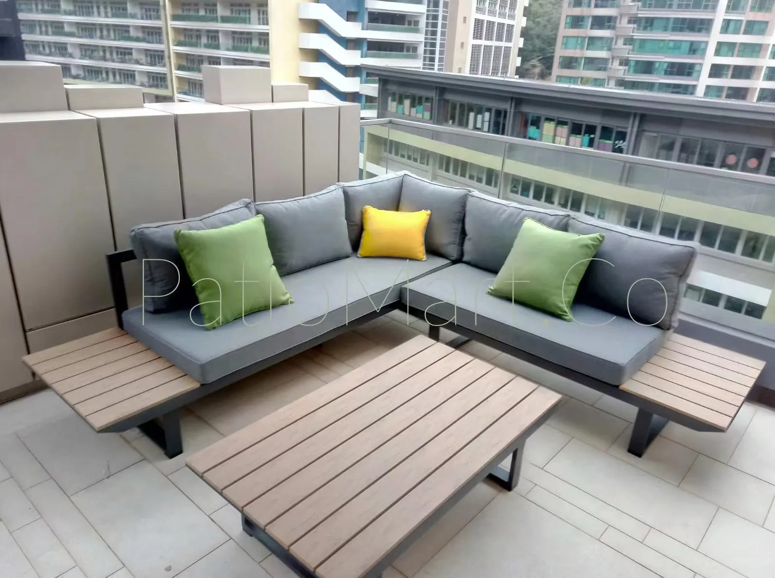 Kirch Outdoor 5 Seater Corner Sofa Set