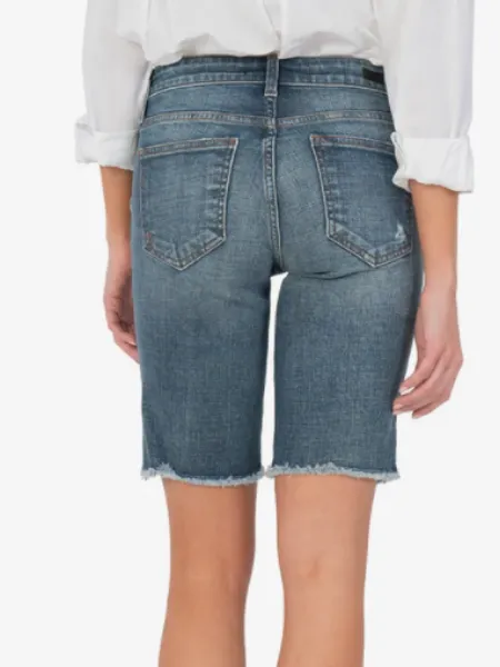 Kut Sophie Bermuda Fray Hem Shorts