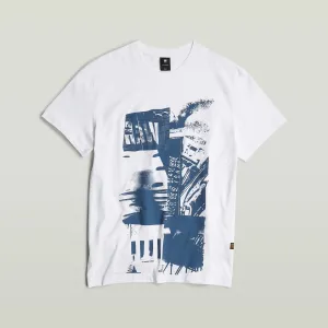 Magazine Print R Tee (White) - GD25532336110