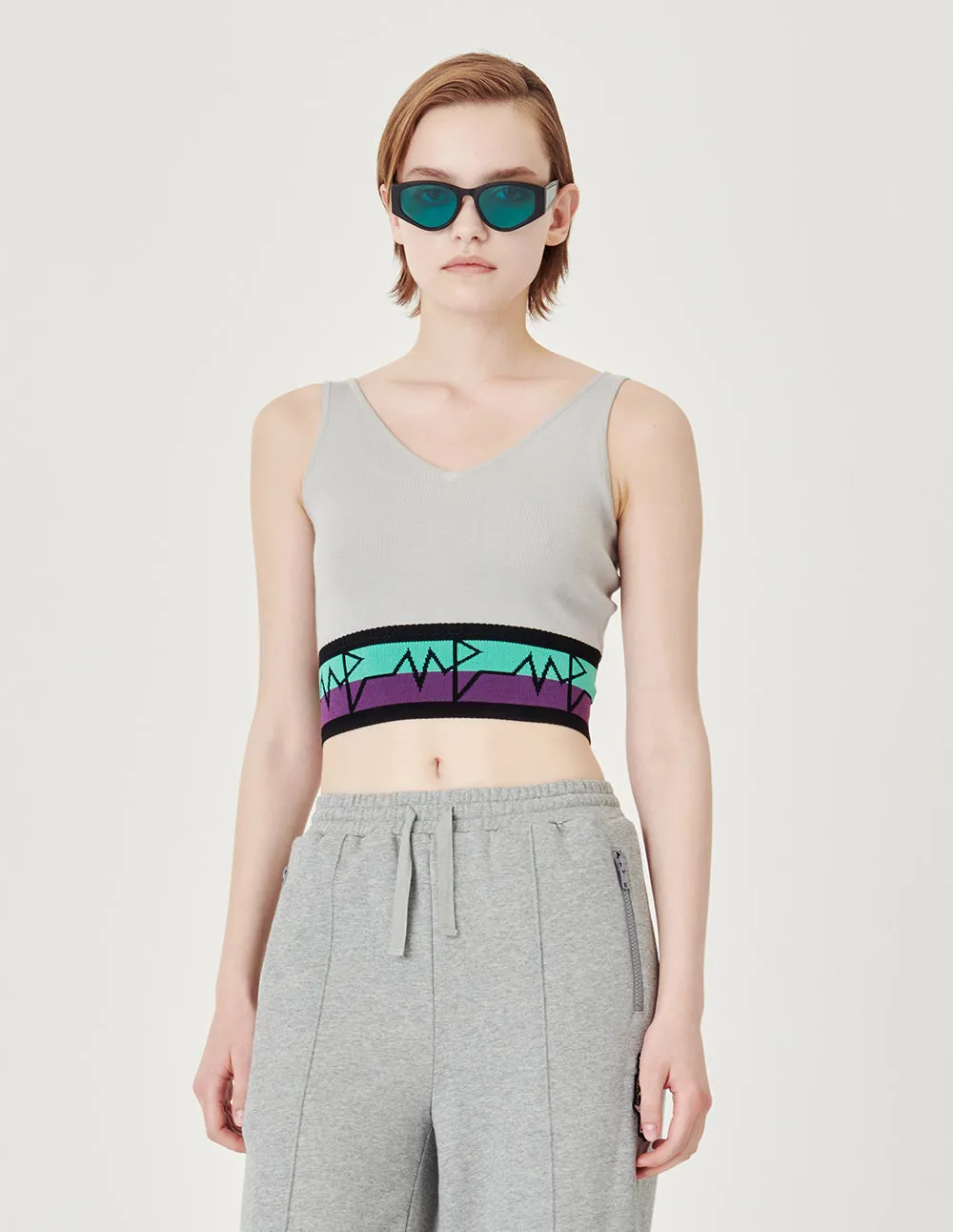 MARK FAST V neck knit vest