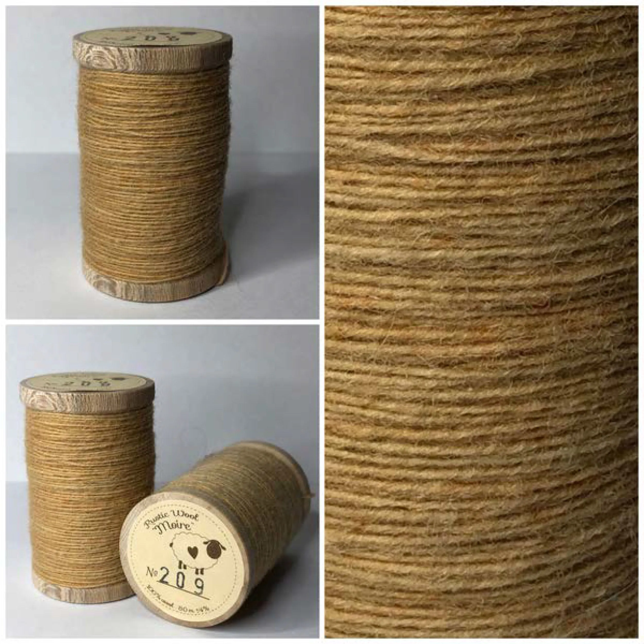 MEDALLION Hand Dyed HALF YARD Wool Fabric for Wool Applique and Rug Hooking