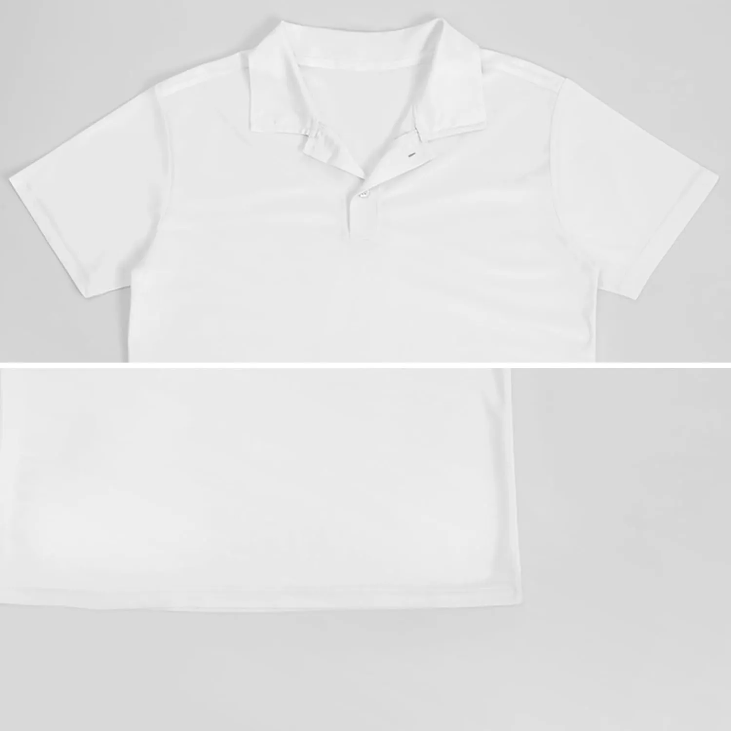Men's Logo Polo T Shirt Short Sleeve T-Shirts for Men Teens Boys Round Neck Tshirt Merch Work Daily Clothes Uniform Tops