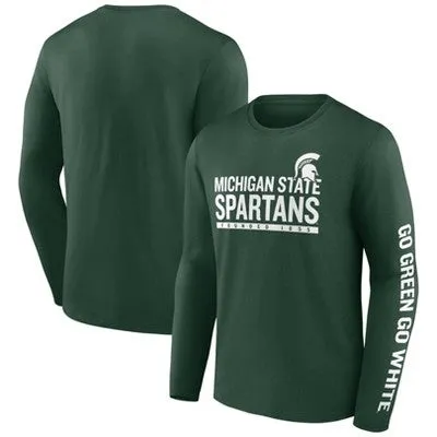 New - NCAA Michigan State Spartans Men's Chase Long Sleeve T-Shirt - L