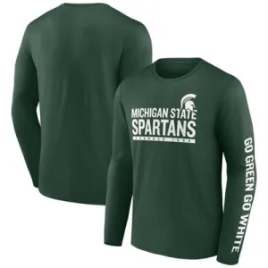 New - NCAA Michigan State Spartans Men's Chase Long Sleeve T-Shirt - L