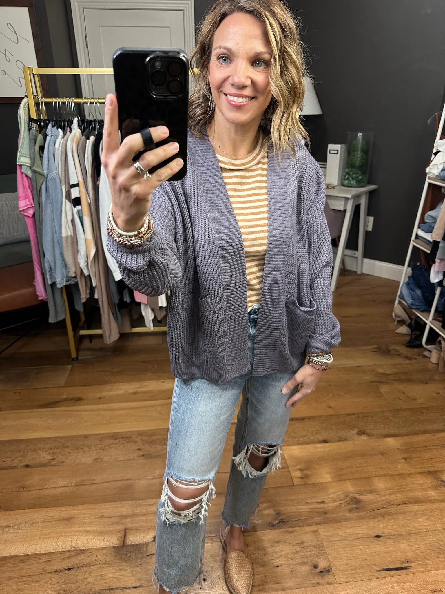 Occupy My Mind Pocket Cardigan - Multiple Options