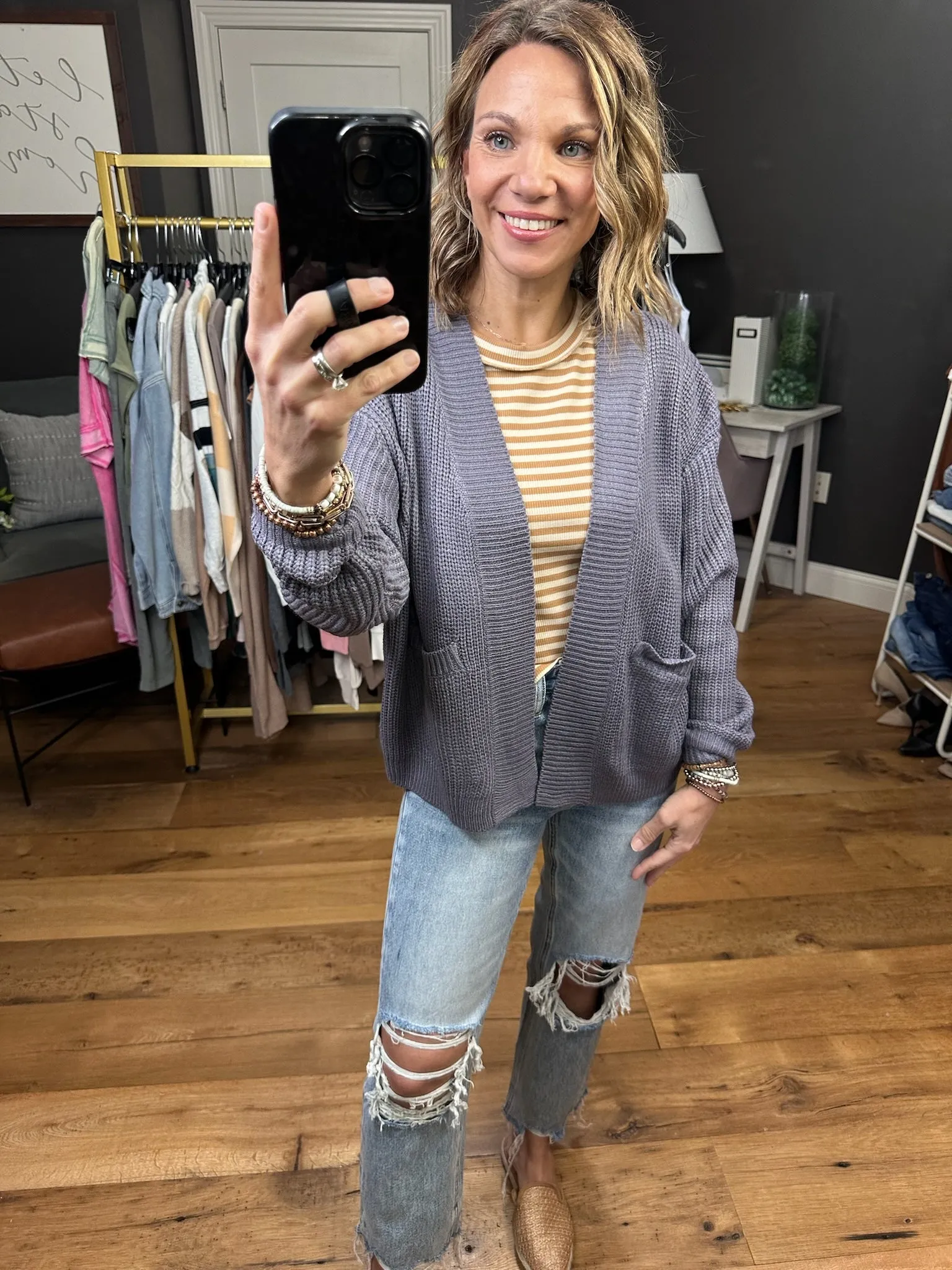 Occupy My Mind Pocket Cardigan - Multiple Options
