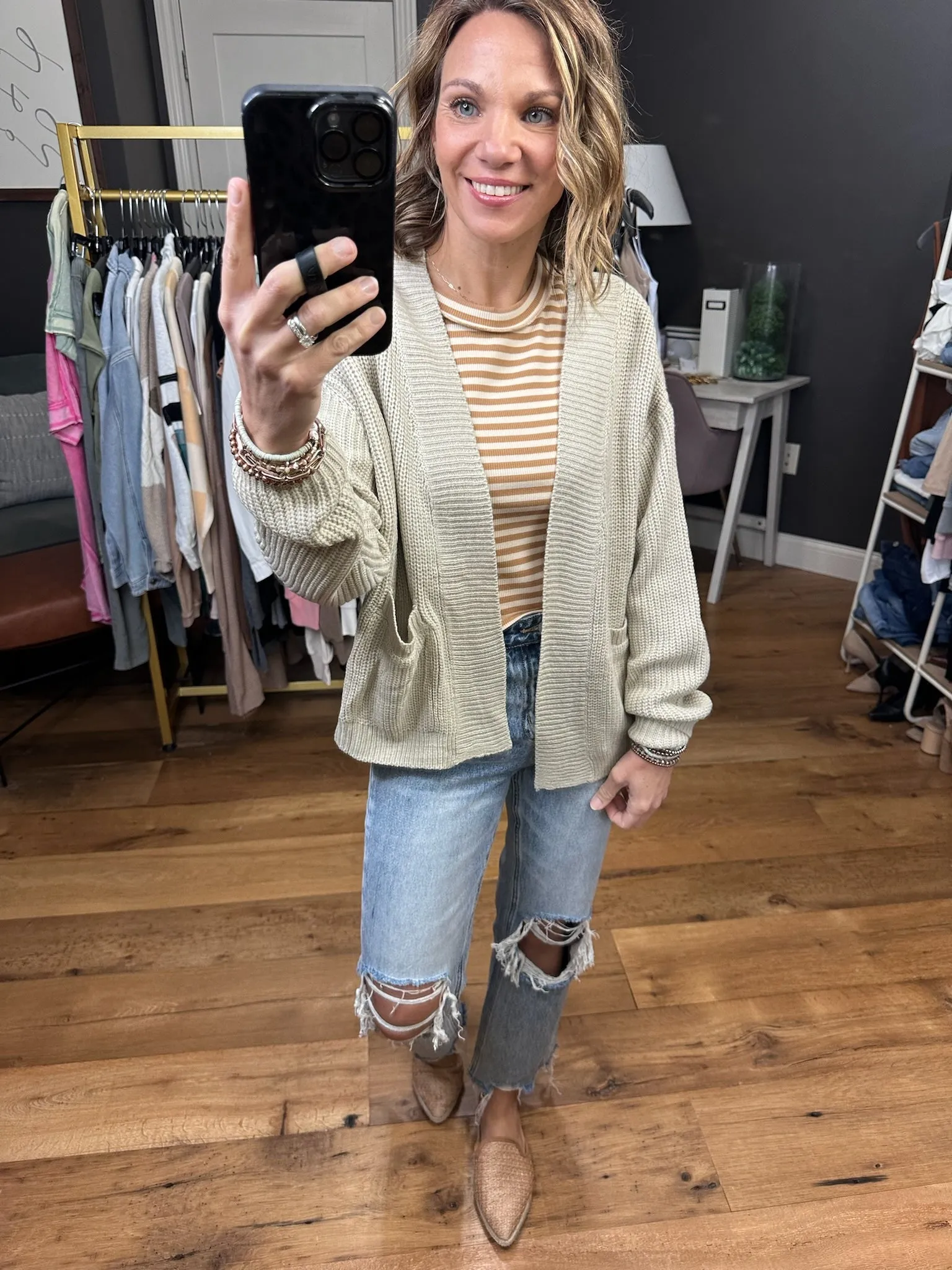 Occupy My Mind Pocket Cardigan - Multiple Options