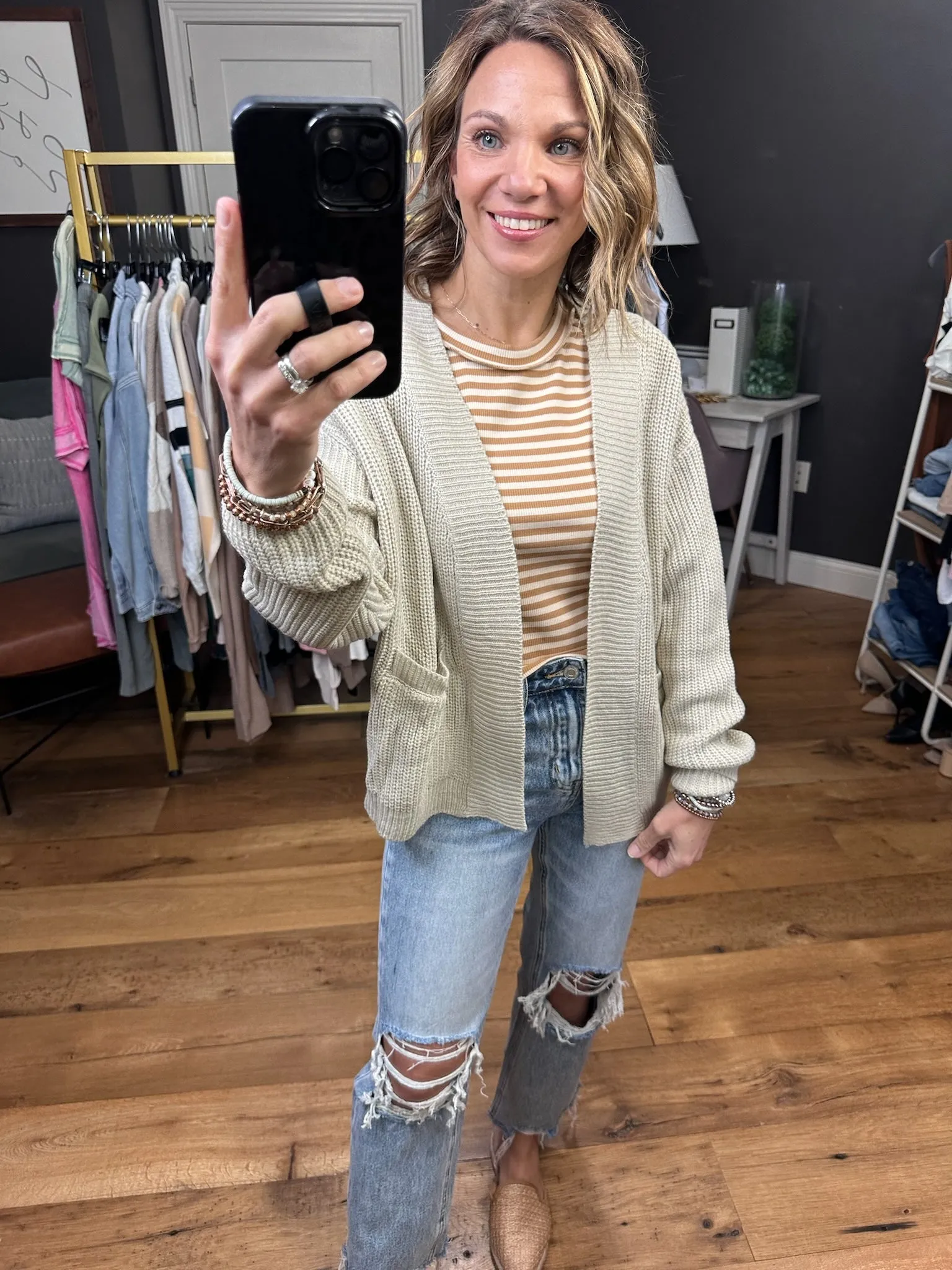 Occupy My Mind Pocket Cardigan - Multiple Options