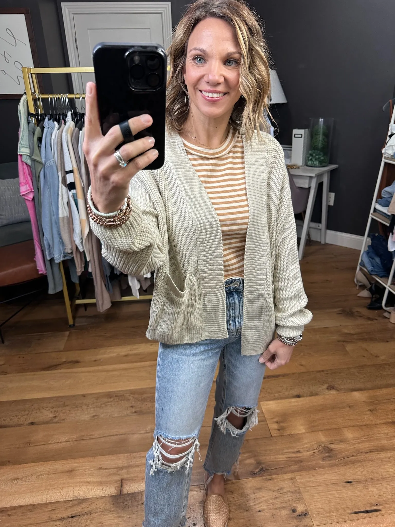 Occupy My Mind Pocket Cardigan - Multiple Options