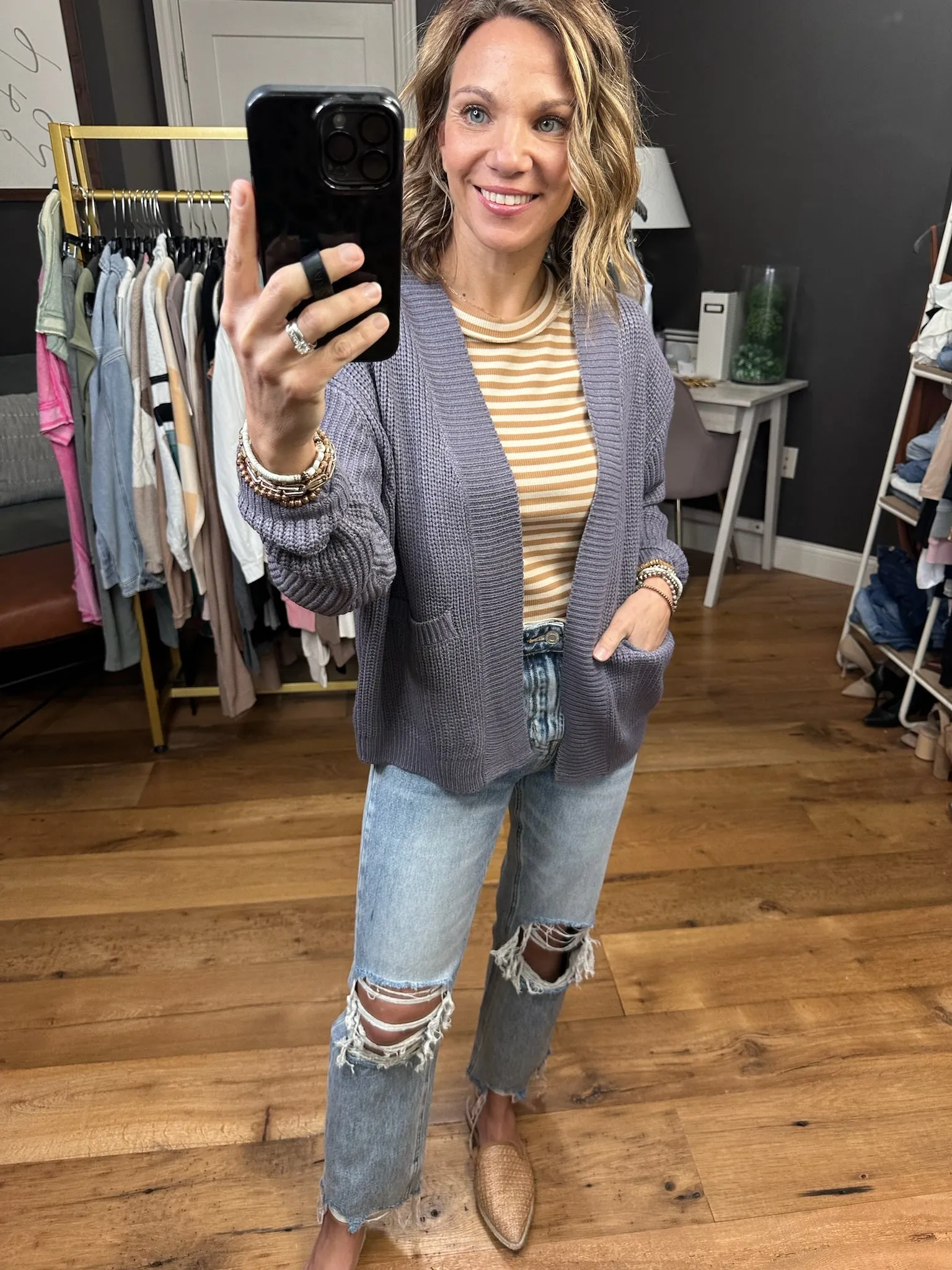 Occupy My Mind Pocket Cardigan - Multiple Options