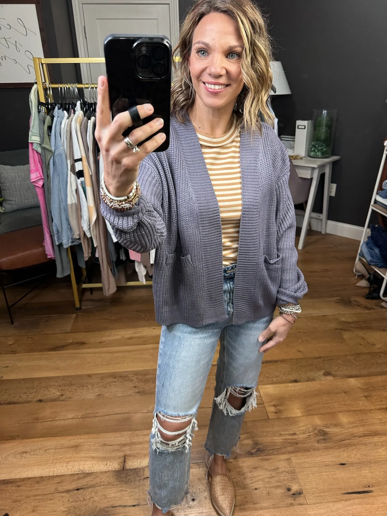 Occupy My Mind Pocket Cardigan - Multiple Options