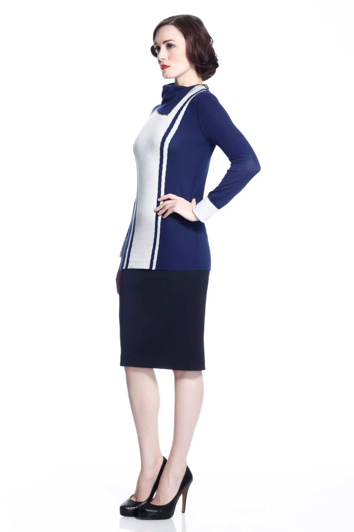 Opal - Navy/Grey