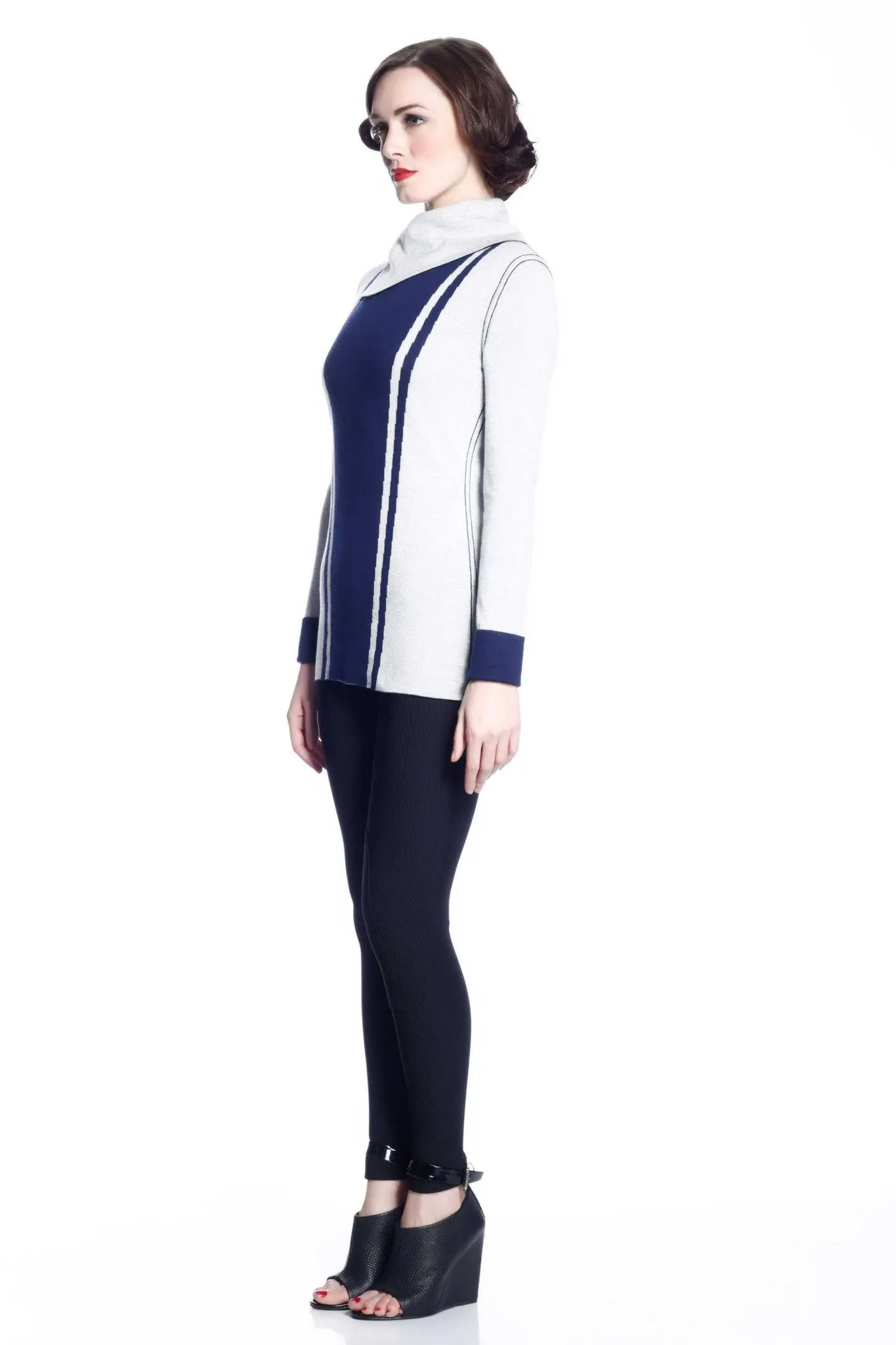 Opal - Navy/Grey