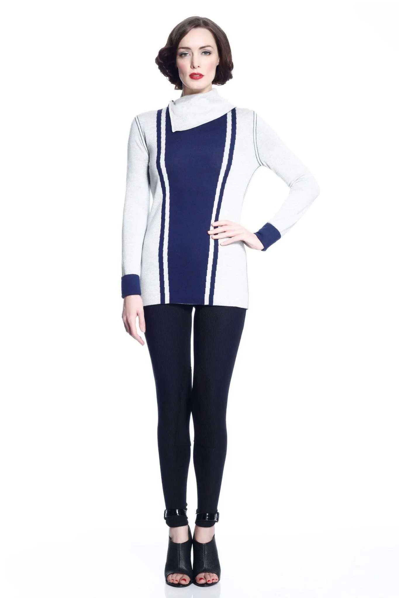 Opal - Navy/Grey