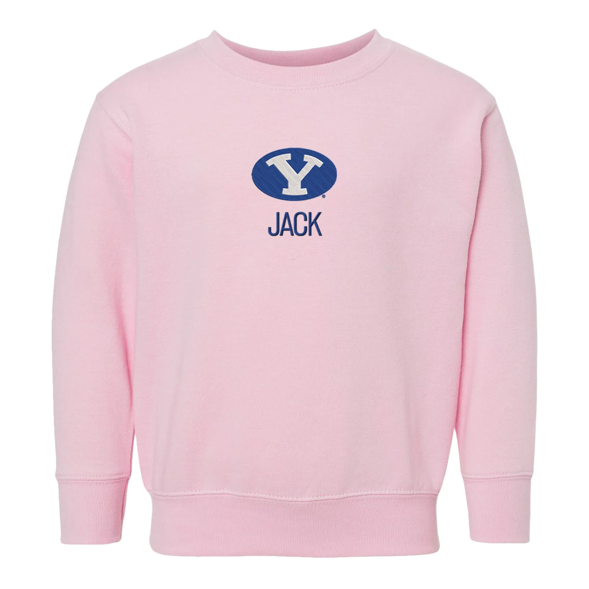 Personalized Brigham Young Cougars Toddler Crewneck Sweatshirt