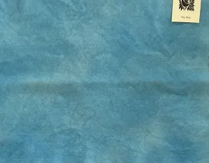 SKY BLUE Hand Dyed HALF YARD Wool Fabric for Wool Applique and Rug Hooking