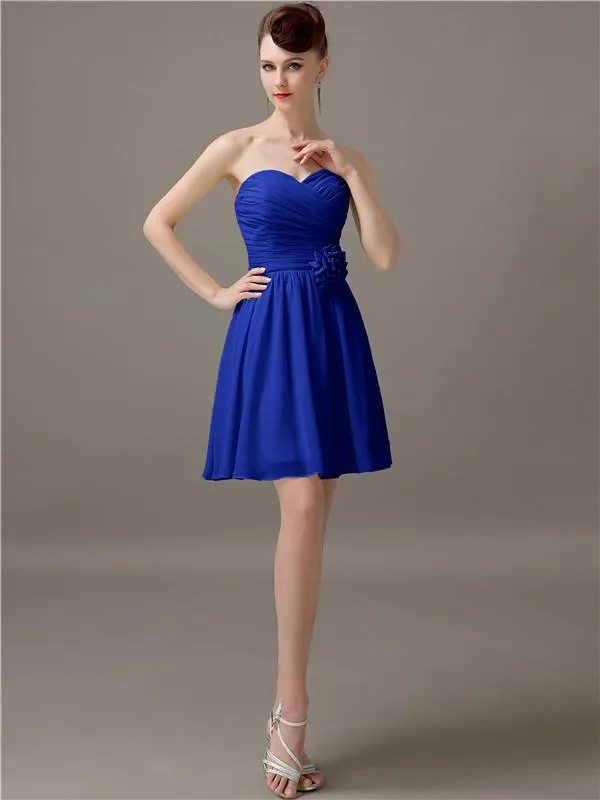 Sweetheart Short A-Line Bridesmaid Dresses