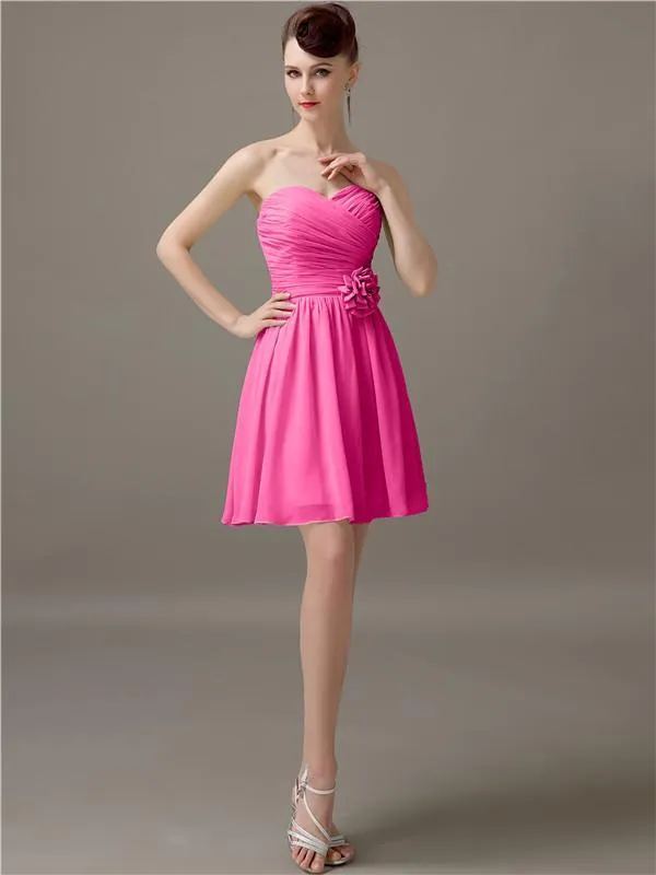 Sweetheart Short A-Line Bridesmaid Dresses