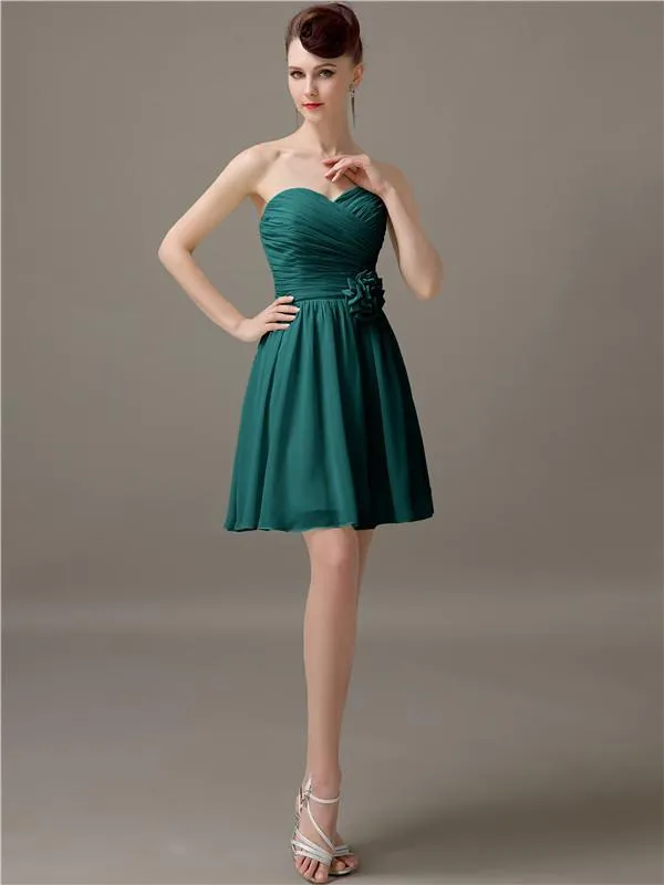 Sweetheart Short A-Line Bridesmaid Dresses