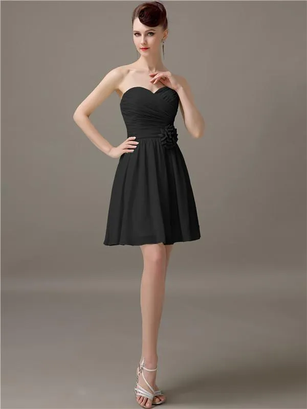 Sweetheart Short A-Line Bridesmaid Dresses