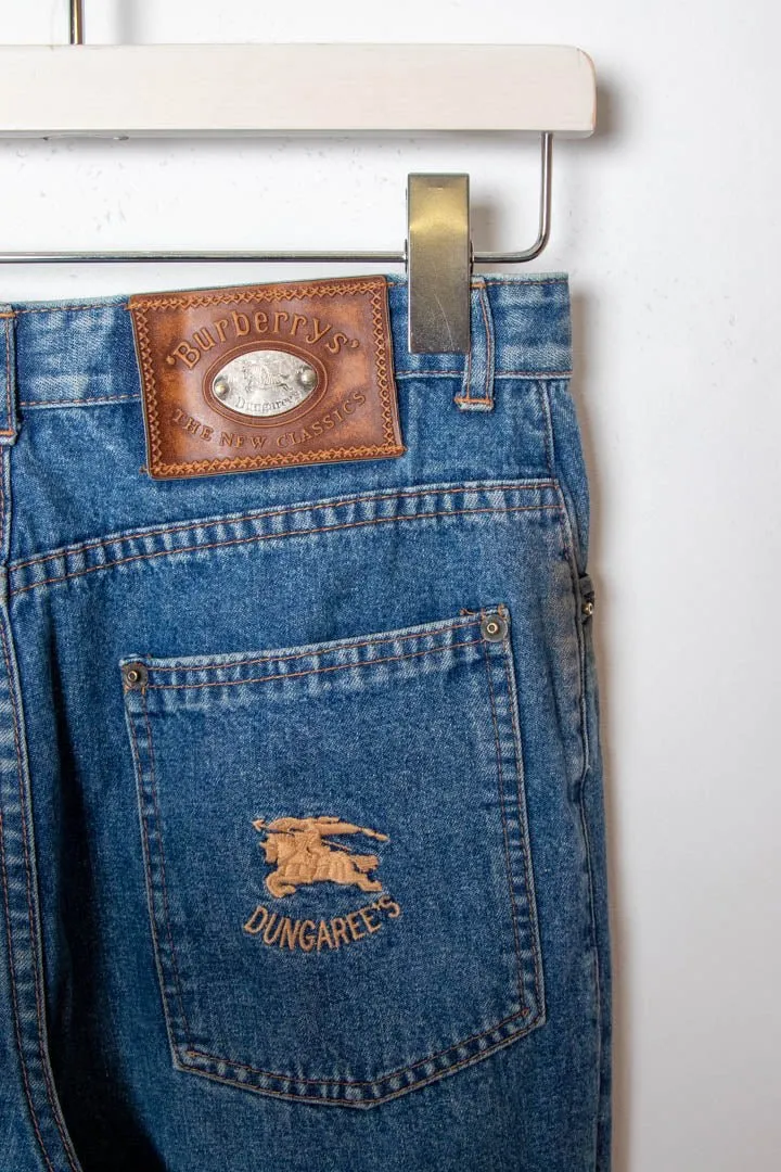 Women's Burberry High Waisted Denim Jeans (S)
