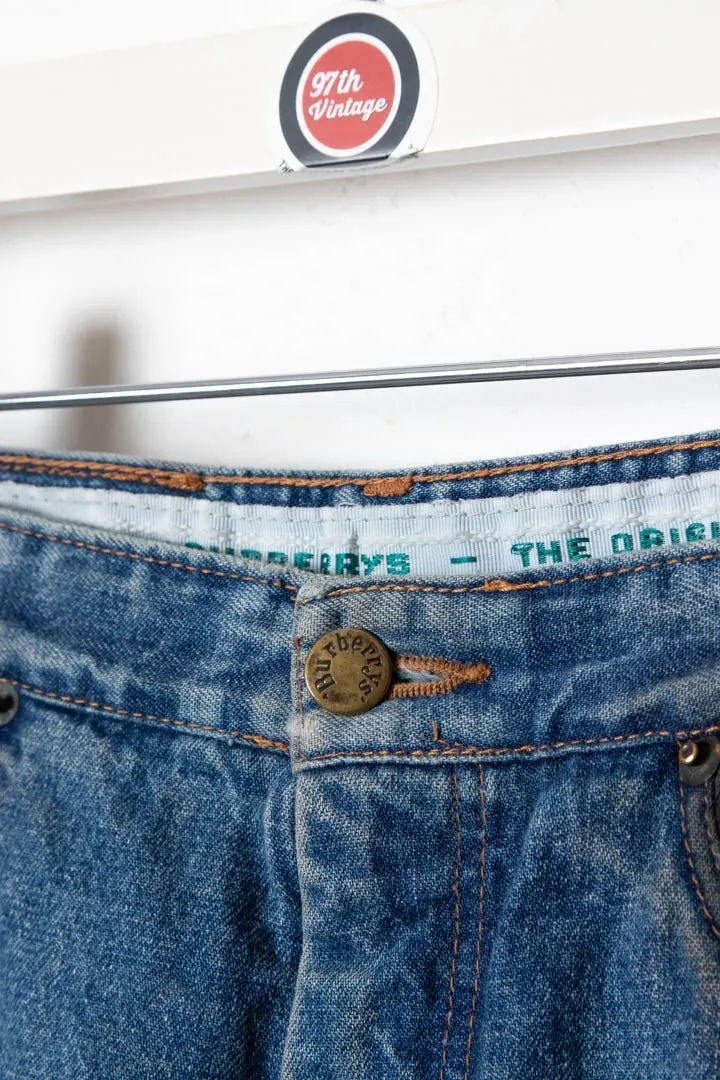 Women's Burberry High Waisted Denim Jeans (S)