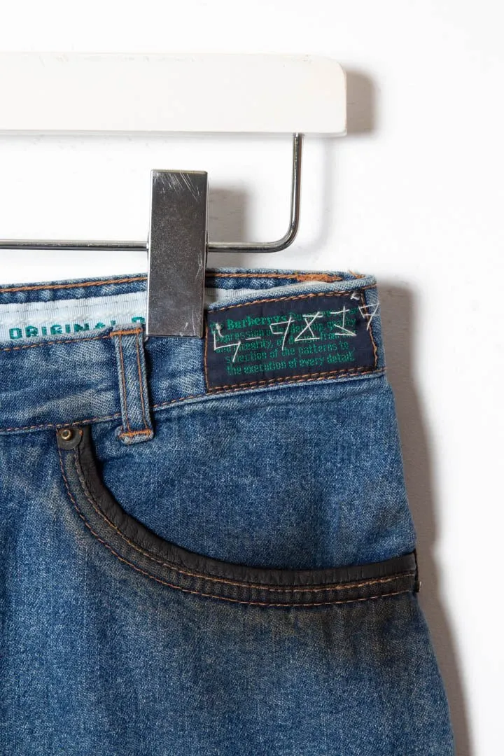Women's Burberry High Waisted Denim Jeans (S)