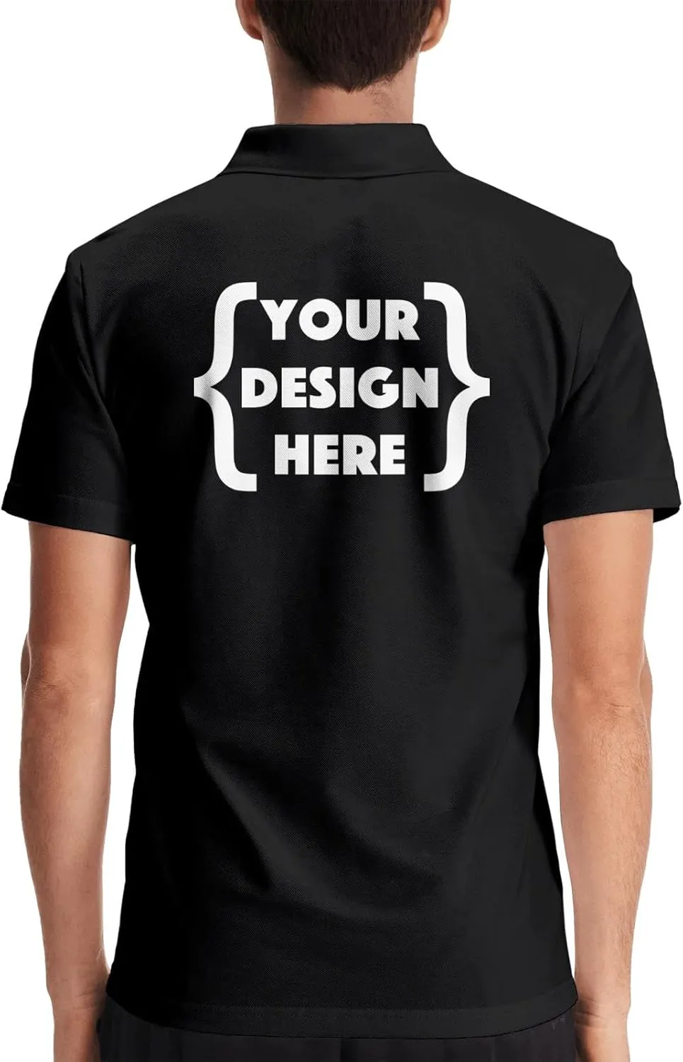 Xiovio Customize Custom Men's Polo Shirts Golf Jersey Tees | FrontBack Print, Embroidery Personalized with Text & Logo