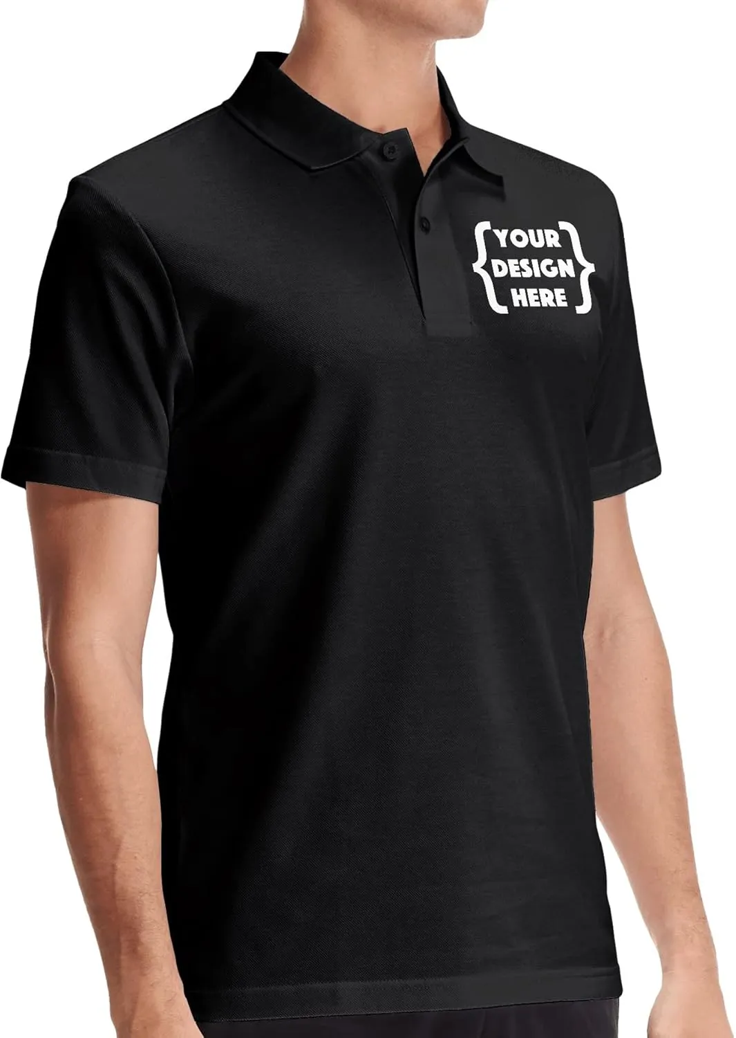 Xiovio Customize Custom Men's Polo Shirts Golf Jersey Tees | FrontBack Print, Embroidery Personalized with Text & Logo